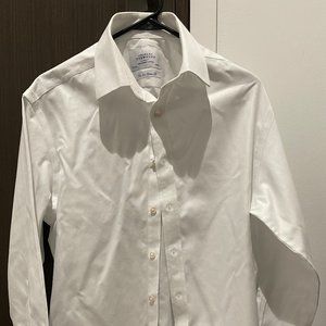 Charles Tyrwhitt White Dress Shirt Non Iron